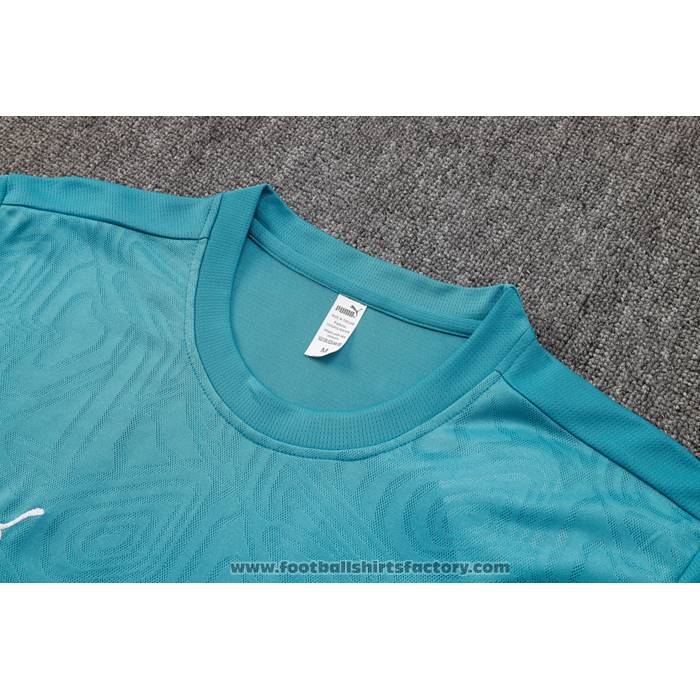 Tracksuit Olympique Marseille Short Sleeve 2024-2025 Blue - Shorts